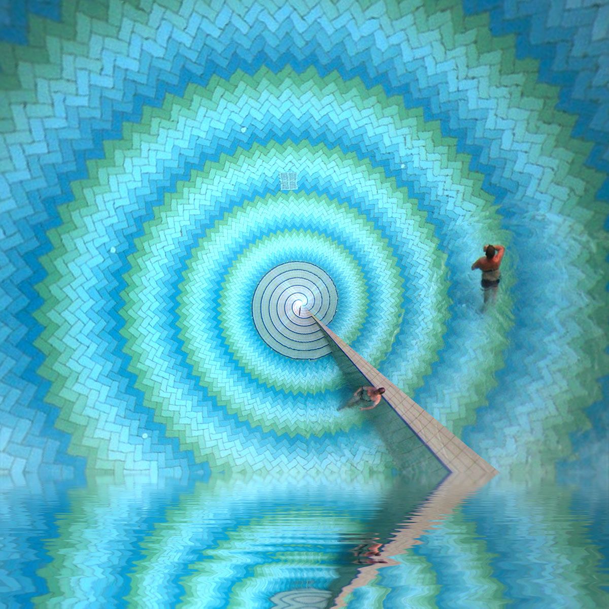 Reflection on a spiral transformation